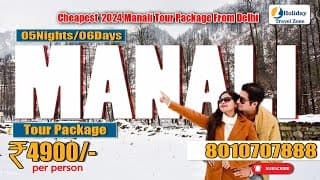 Delhi To Manali Volvo Package