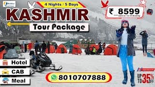 Kashmir Tour Package 2025 starting