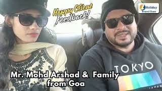 Mr. Mohd Arshad & Family from Goa