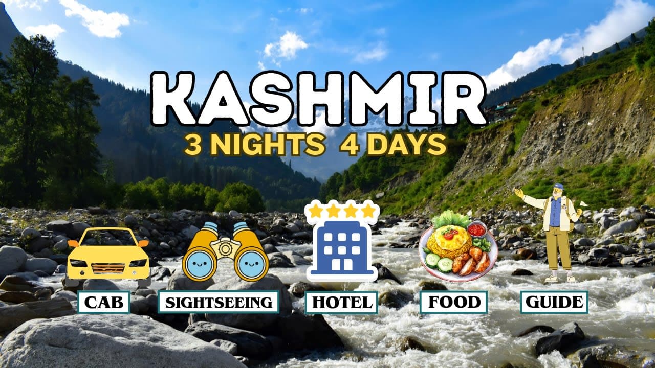 Kashmir Tour Packages 3Nights 4Days – Srinagar, Pahalgam & Gulmarg Escape - Main