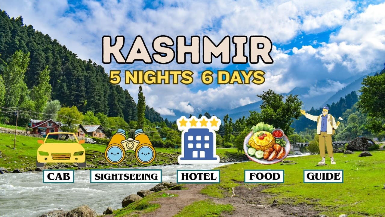 Heavenly Escape: Kashmir 5 Nights 6 Days Package - Main