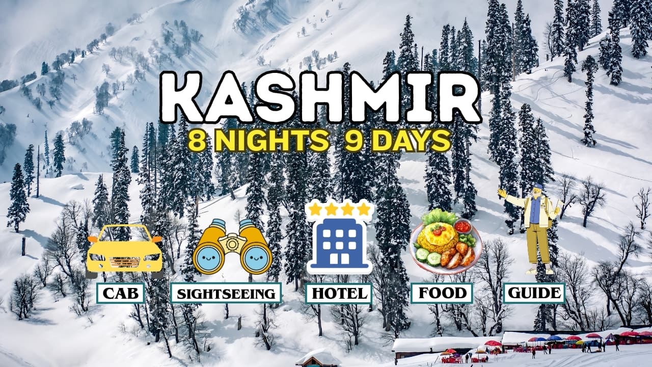 Kashmir Tour Package 7 Nights 8 Days – Scenic Escape with Houseboat Stay - Main