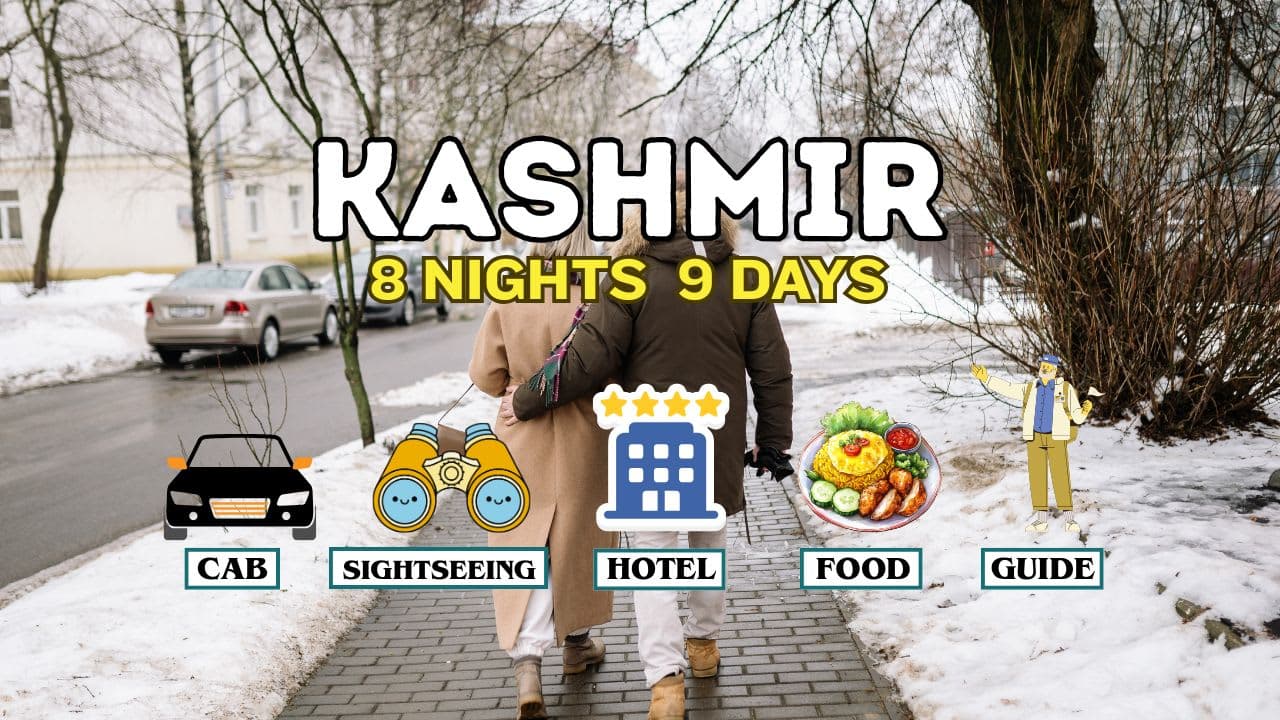 Kashmir Romance Holiday – 8 Nights 9 Days Kashmir Couple Honeymoon Trip Plan - Main