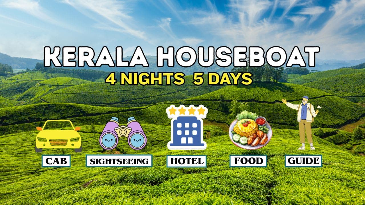 Kerala Houseboat Packages Kumarakom – Luxury Backwater Escape with Scenic Kerala Tour - Main