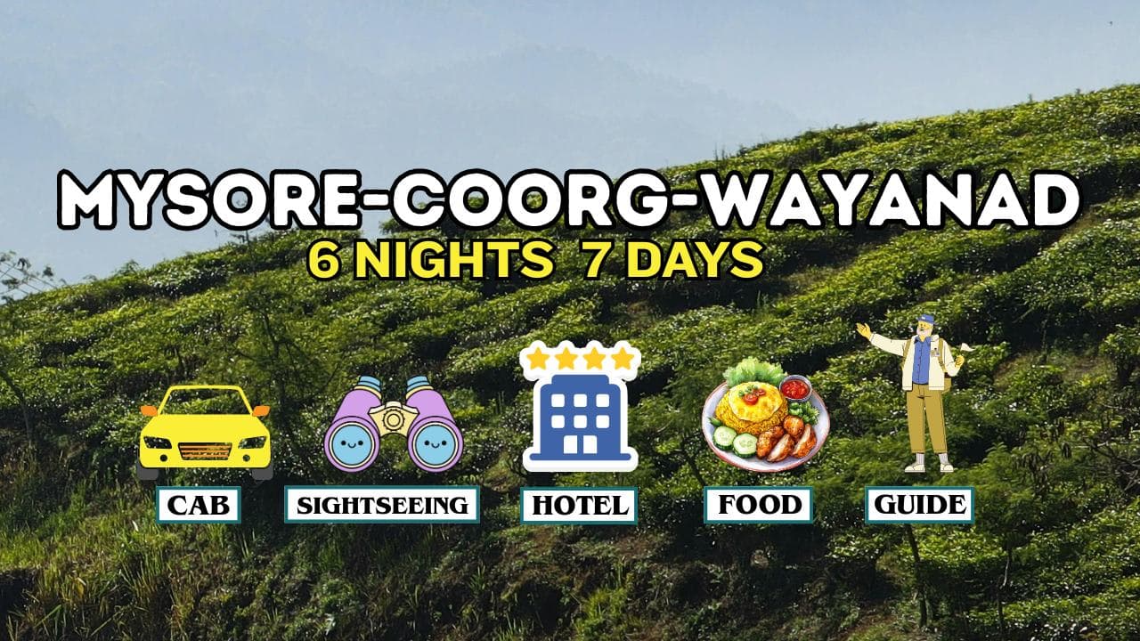 Mysore Coorg Wayanad Packages From Bangalore | Misty Hills & Calm Backwaters - Main