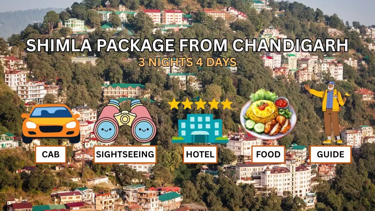 Shimla Tour Package 2 Nights 3 Days From Chandigarh